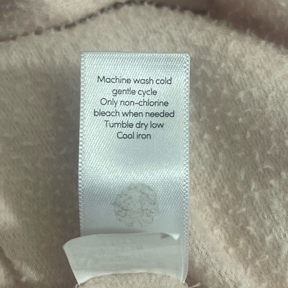 Athleta Coaster Luxe Crewneck Sweatshirt Pale Pink Extra Small - Picture 8 of 8